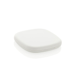 Recycled plastic mirror, dual view, standard and magnification white colour