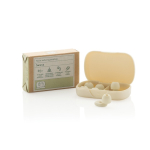 Recycled silicone earplugs, noise reduction, 36dB beige colour