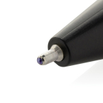 Recycled plastic pen, ultra-smooth ink, blue writing black colour
