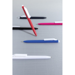 Recycled plastic pen, ultra-smooth ink, blue writing black colour