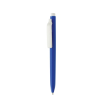 Recycled plastic pen, ultra-smooth ink, blue writing blue colour
