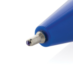 Recycled plastic pen, ultra-smooth ink, blue writing blue colour