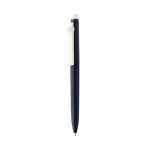 Recycled plastic pen, ultra-smooth ink, blue writing navy-blue colour