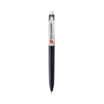 Recycled plastic pen, ultra-smooth ink, blue writing navy-blue colour