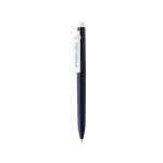 Recycled plastic pen, ultra-smooth ink, blue writing navy-blue colour
