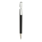 Recycled plastic pen, Dokumental® refill, blue writing black colour