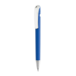 Recycled plastic pen, Dokumental® refill, blue writing blue colour
