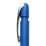 Recycled plastic pen, Dokumental® refill, blue writing blue colour
