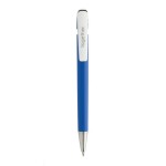 Recycled plastic pen, Dokumental® refill, blue writing blue colour