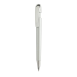 Recycled plastic pen, Dokumental® refill, blue writing grey colour