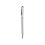 Recycled plastic pen, Dokumental® refill, blue writing grey colour