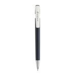 Recycled plastic pen, Dokumental® refill, blue writing navy-blue colour