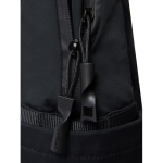 Expandable recycled fabric backpack, Duo-Zipper, 16” black colour