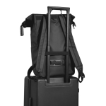 Waterproof urban backpack, bike attachment, anti-theft, 16” black colour