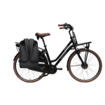 Waterproof urban backpack, bike attachment, anti-theft, 16” black colour