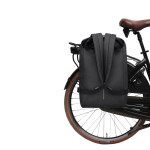 Waterproof urban backpack, bike attachment, anti-theft, 16” black colour