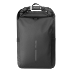 Waterproof urban backpack, bike attachment, anti-theft, 16” black colour