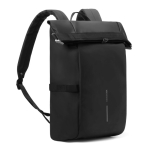 Waterproof urban backpack, bike attachment, anti-theft, 16” black colour