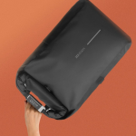 Waterproof urban backpack, bike attachment, anti-theft, 16” black colour