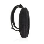 Ultra-slim recycled rPET backpack, expandable design, 15.6” black colour