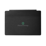 Recycled laptop sleeve, tilt stand 4cm, 14” black colour