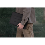 Recycled laptop sleeve, tilt stand 4cm, 14” black colour