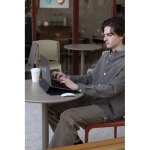 Recycled laptop sleeve, tilt stand 4cm, 14” black colour