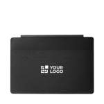 Recycled laptop sleeve, tilt stand 4cm, 14” black colour