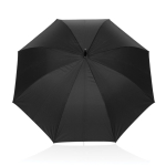 Premium recycled rPET umbrella, automatic opening, Ø130, Swiss Peak black colour