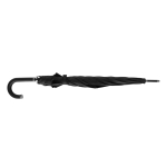Premium recycled rPET umbrella, automatic opening, Ø130, Swiss Peak black colour
