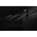 Premium recycled rPET umbrella, automatic opening, Ø130, Swiss Peak black colour