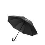 Premium recycled rPET umbrella, automatic opening, Ø130, Swiss Peak black colour