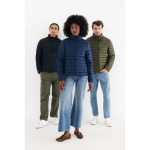 Men’s recycled polyester padded jacket, casual fit, 70 g/m2 black colour
