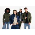 Men’s recycled polyester padded jacket, casual fit, 70 g/m2 black colour