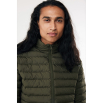 Men’s recycled polyester padded jacket, casual fit, 70 g/m2 khaki colour