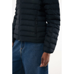 Women’s recycled polyester padded jacket, casual fit, 70 g/m2 black colour