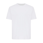 Unisex recycled cotton T-shirt, modern fit, 220 g/m2 white colour