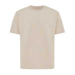 Unisex recycled cotton T-shirt, modern fit, 220 g/m2 camel colour