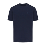Unisex recycled cotton T-shirt, modern fit, 220 g/m2 navy-blue colour