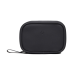 Recycled polyester first aid kit, with accessories black colour