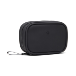 Recycled polyester first aid kit, with accessories black colour