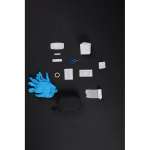 Recycled polyester first aid kit, with accessories black colour
