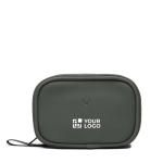 Recycled polyester first aid kit, with accessories green colour