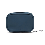 Recycled polyester first aid kit, with accessories navy-blue colour