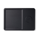 Eco wireless desk charger, organiser tray black colour