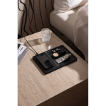 Eco wireless desk charger, organiser tray black colour