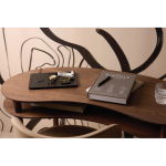Eco wireless desk charger, organiser tray black colour