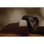 Elegant recycled polyester blanket, soft warm touch, 260 g/m2 grey colour