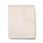 Elegant recycled polyester blanket, soft warm touch, 260 g/m2 off white colour