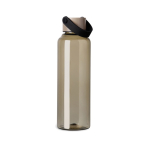 Recycled rPET bottle, minimalist design, steel lid, handle, 550ml ivory colour
